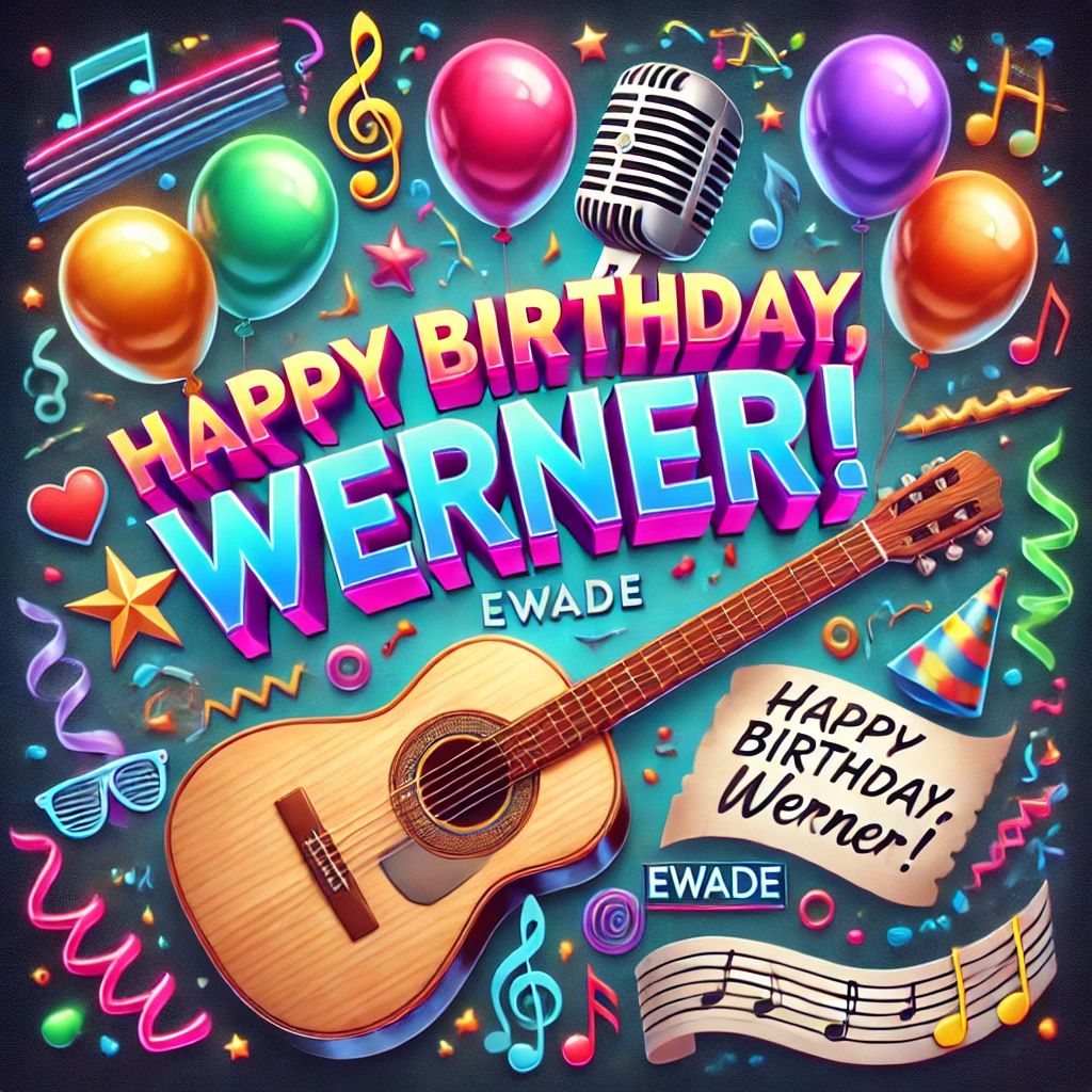 Cover for the song Happy Birthday Werner by EWADE